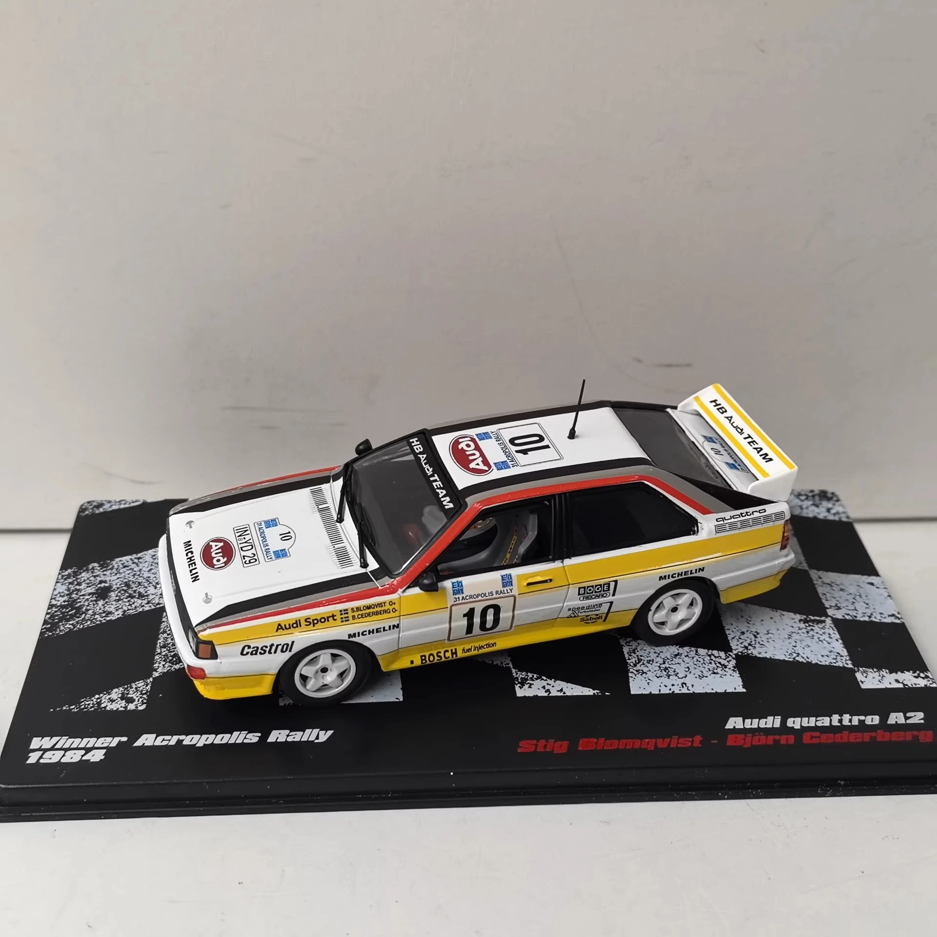 

DEA 1/43 AUDI QUATTRO A2 1984 #10 Audi Car Model, Alloy 6e