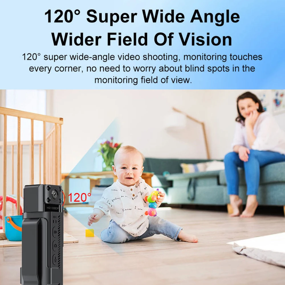 L13 1080P HD Mini Body Camera Portable Night Vision WiFi Recorder One Click Audio Video Recording 500W Sport DV DVR