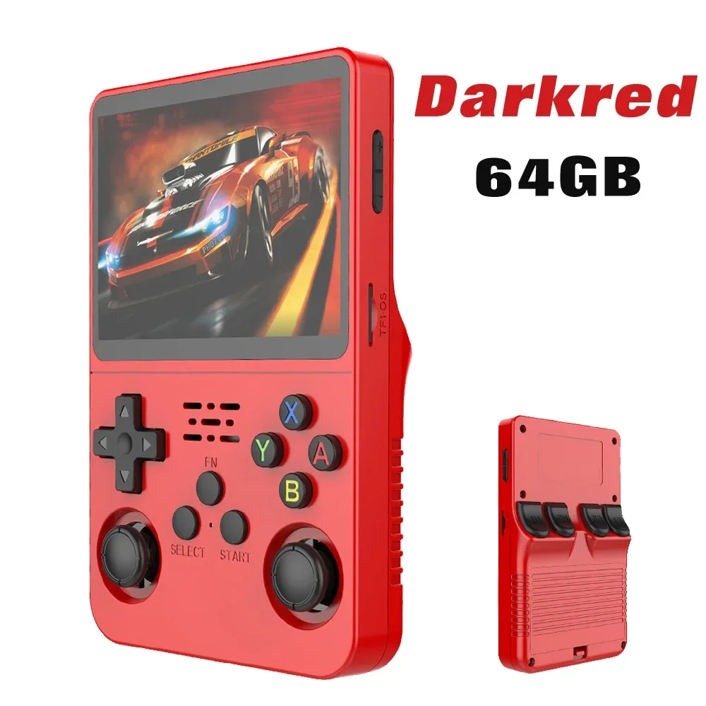 BOYHOM 256G Open Source R36S Retro Game Console - 3,5 inch IPS Draagbare Linux ARKOS Handheld |   Beste gaming cadeau (64GB/128GB opties)