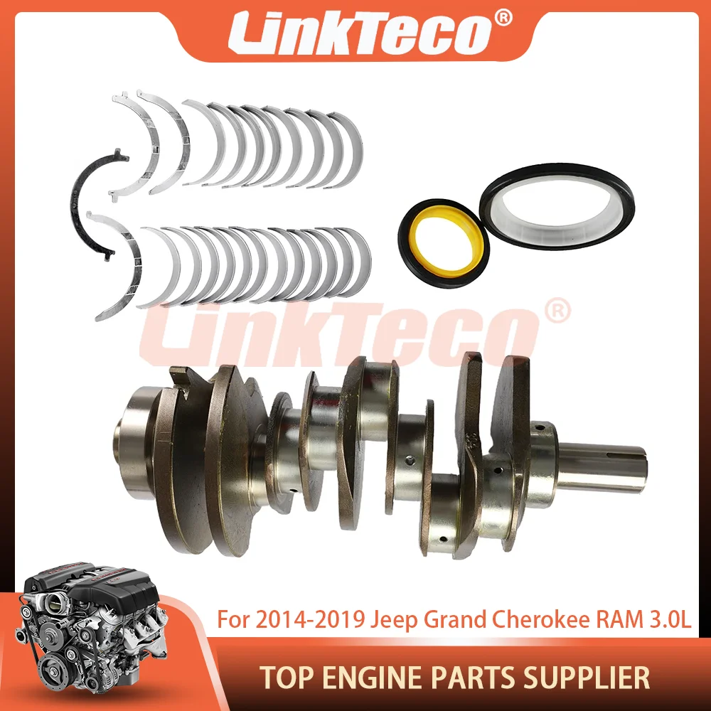 

Engine Crankshaft Bearings Oil Seal Set Fit 3.0 L Diesel EXF EXN For 2014-2019 Jeep Grand Cherokee Chrysler 300C Ram 1500 3.0L