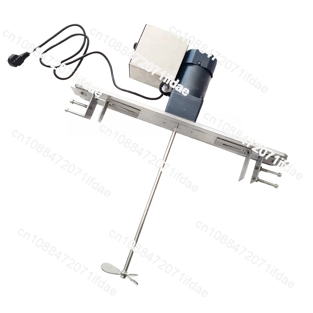 Suitable for 40L 60L 80L wax melting tank, industrial tank portable agitator, with stainless steel blades,