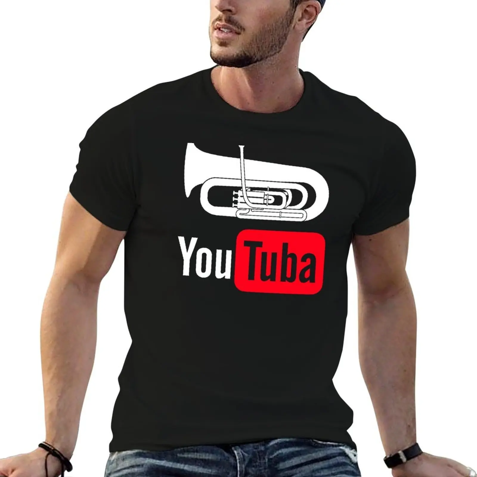 

YouTuba Funny Shirt For Tuba Players T-Shirt t shirt man cotton man t shirt designer t shirts for man pack white T-Shirt