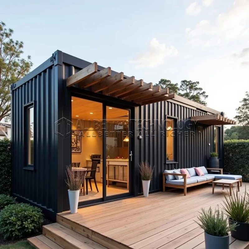 Allbetter New Premium Foldable Container House Juice Bar Popcorn Shop Fully Equipped Quick Assembly Modular House