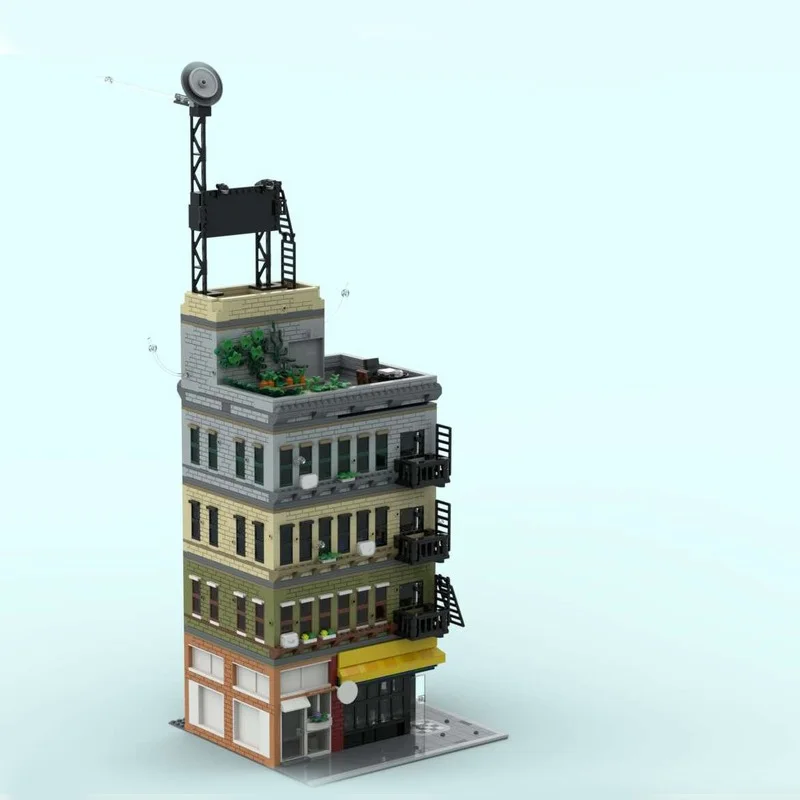 3735 PCS Stad Street View Technologie Vloer MOC Spel Bouwsteen Model Kinderen Montage Diy Educatief Speelgoed Kerstcadeaus