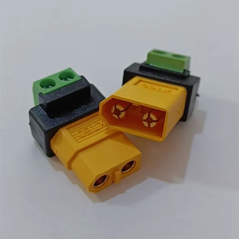 XT60 Male Female To 2Pin Terminal Adapter Solderless Charging Connector For UAV Balance Charger Solar Panel Model Devices