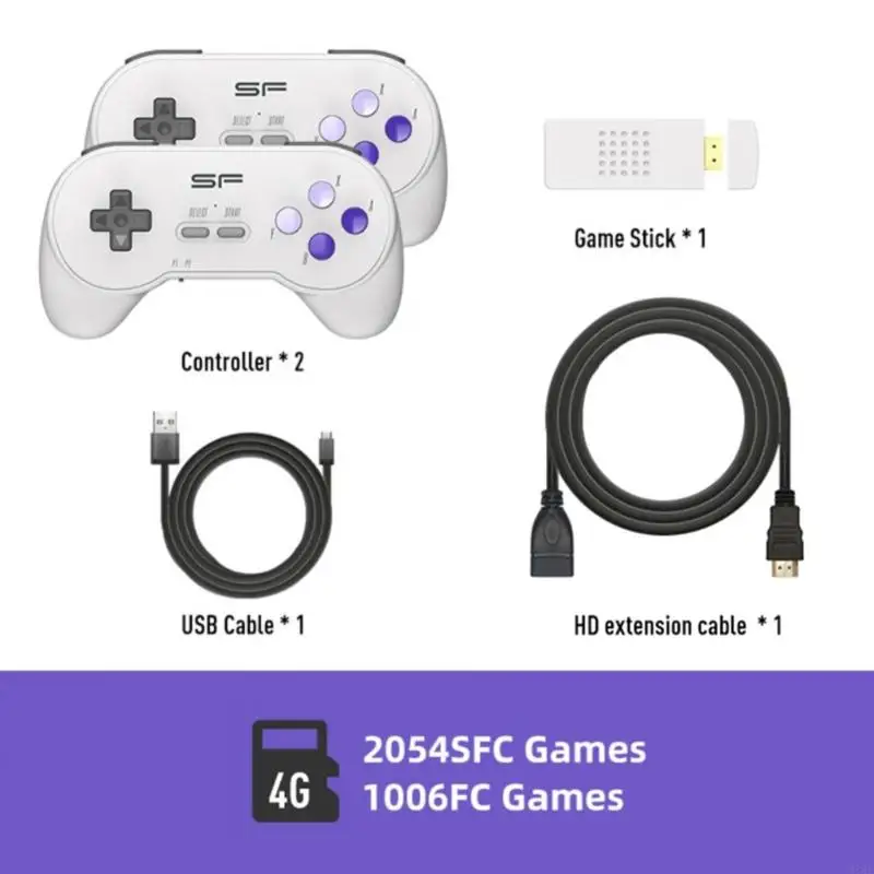 

918C Game Data Retro Video Game Console for SNES Wireless Retro Controller