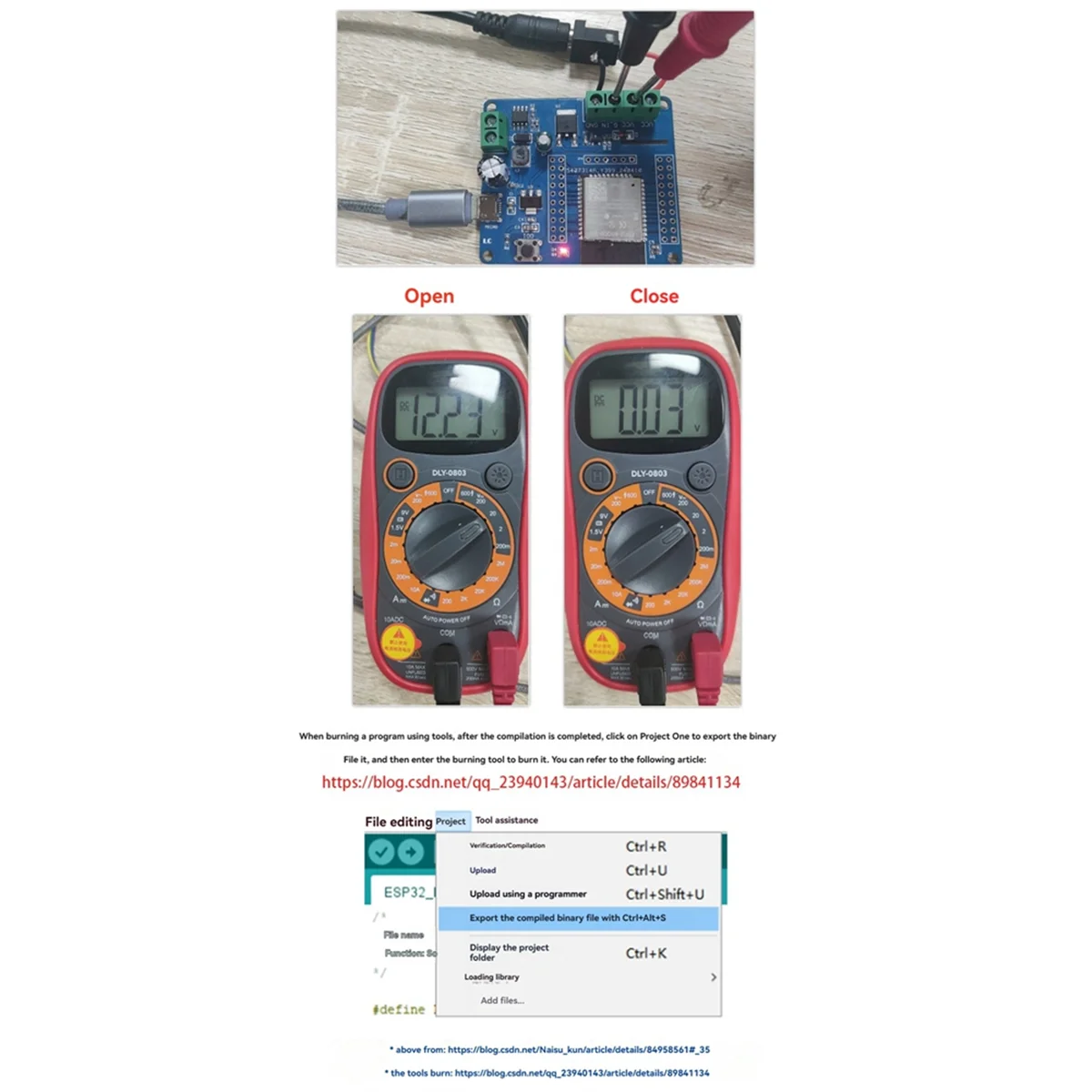 ESP32 1-CH Mos Swit…