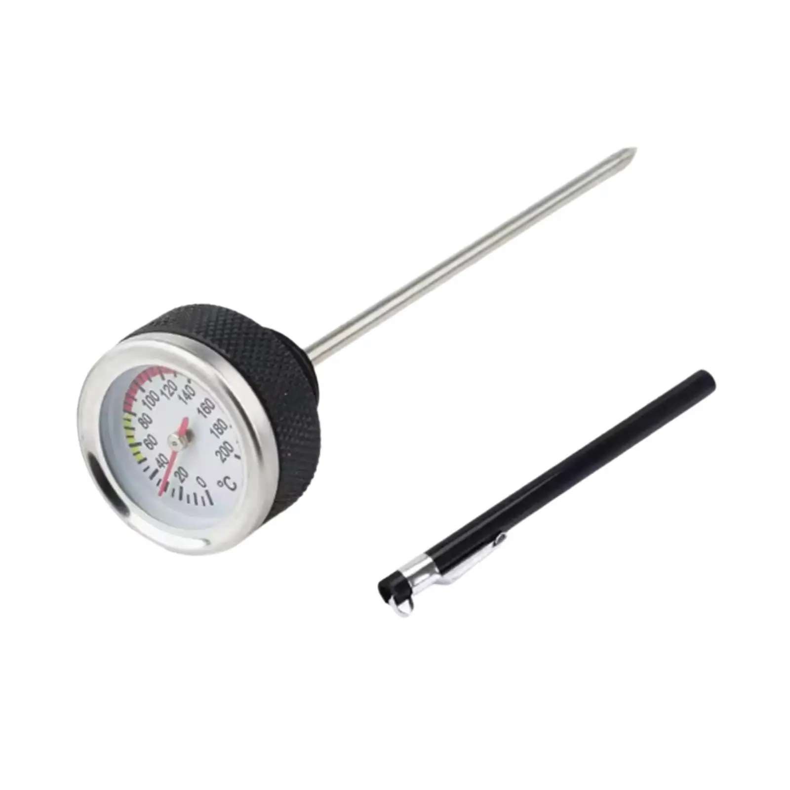 Engine Temperature Oil Gauge M20x2.5 Aluminum Alloy Reliable Accurate Meter Waterproof Accessory for Motorcycle Car Boat Truck