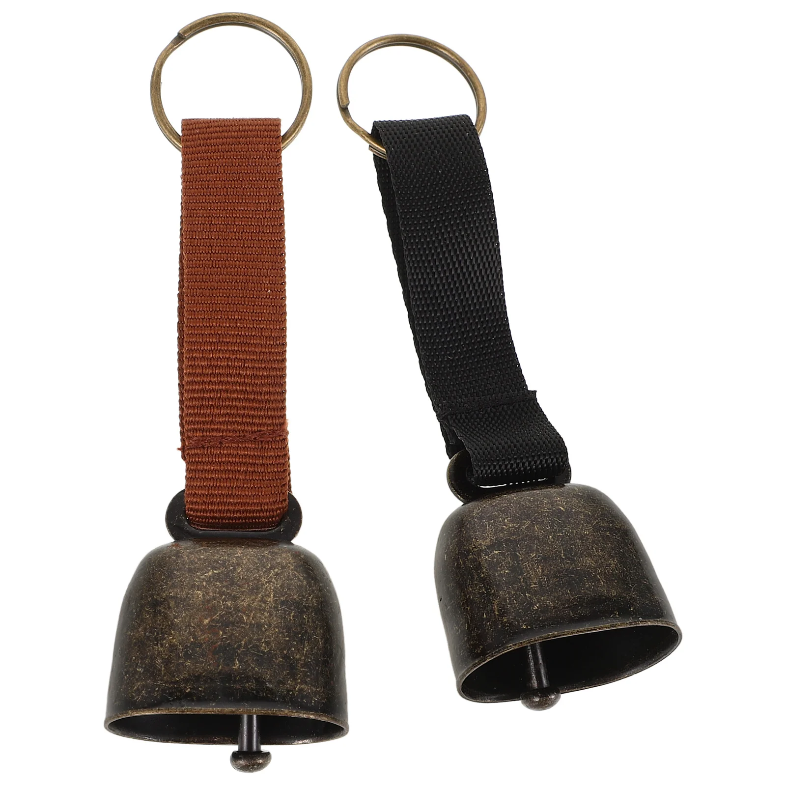 2 Buah Lonceng Pelacak Hewan Peliharaan, Lonceng Beruang yang Keras, Lonceng Webbing Luar Ruangan dengan Gesper, Lonceng Kecil untuk Kalung Anjing, Anti Maling, Pembuat Suara untuk Hiking