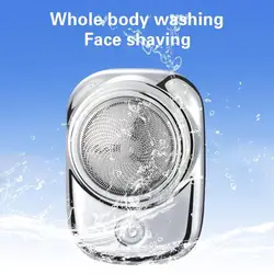 Mini Electric Shaver Portable 6 Blades Men's Shaving Machine Shaving Pocket Trimmer Beard Rechargeable Type-c Razor Travel A3S9