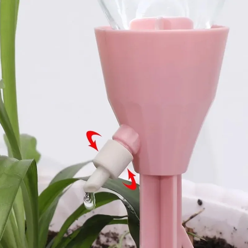 1-12Pcs Automatic Drip Irrigation System Self Watering Flower Plants Greenhouse Garden Adjustable Auto Water Dripper Device