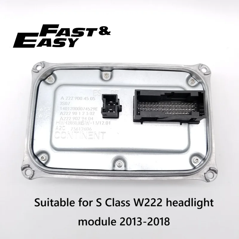 Aftermarket new A2229004505 A 222 900 45 05 LED Headlight Ballast headlights module TMS module for S Class W222 2013-2018