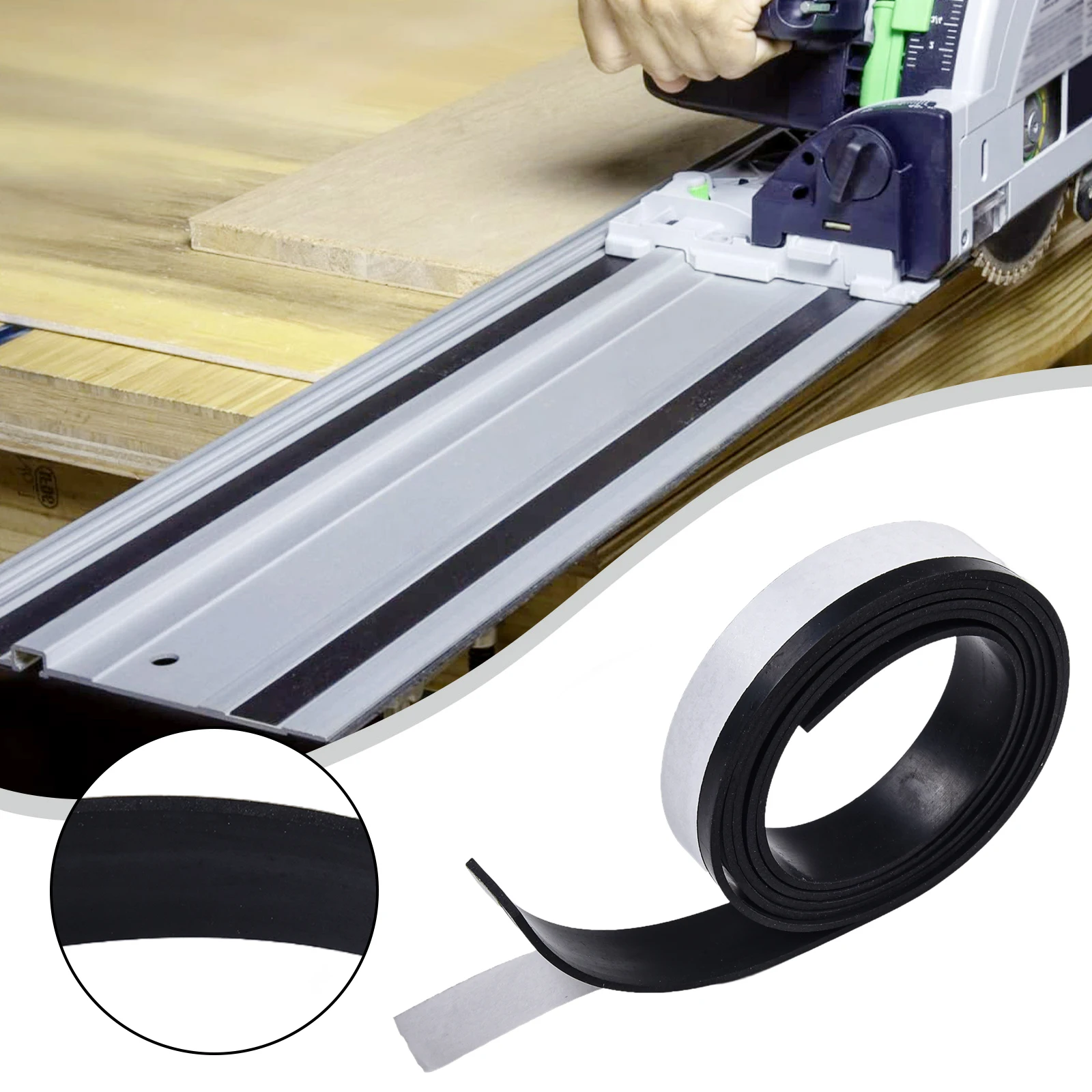 1pcs 194419-4 Guide Rail Splinter Guard Track Saw Guide Rails 1.4 Meter 495209 Rail Anti Debris Device Power Tool Accessories