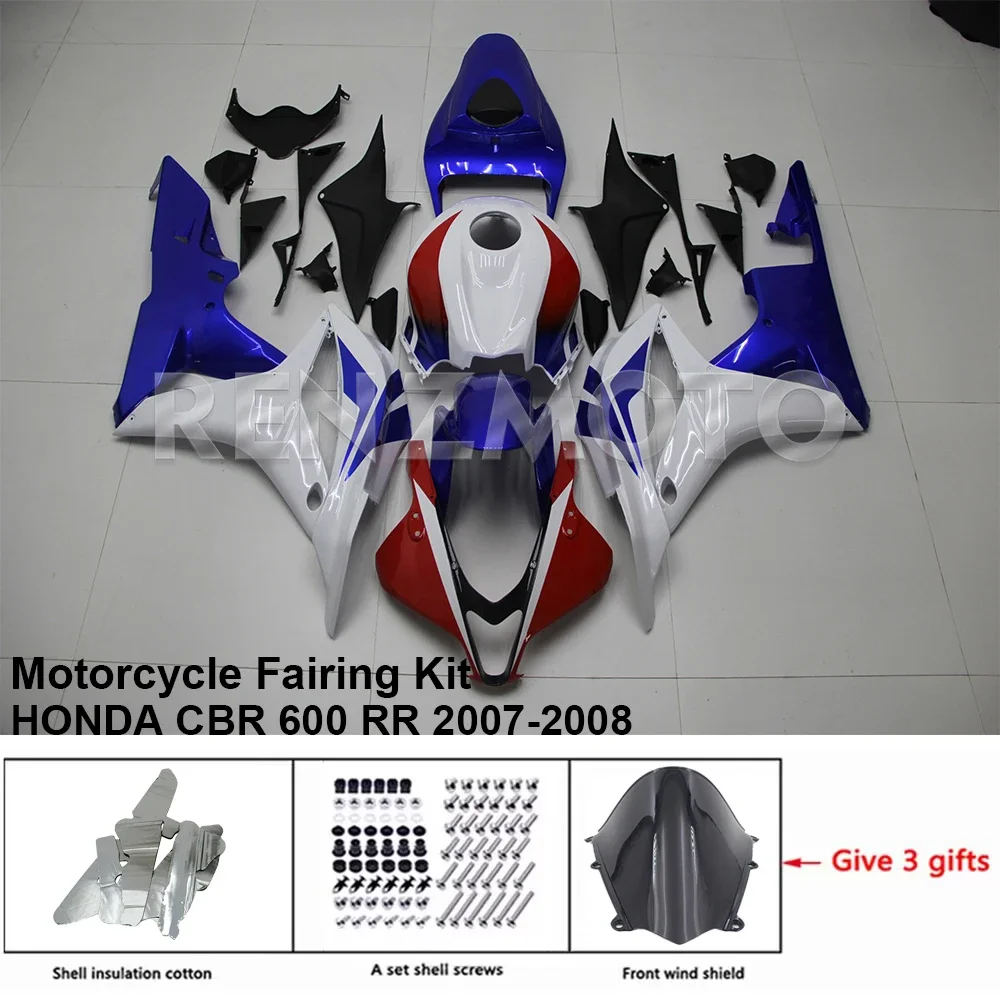 

Обтекатель R/Z HR0818 для HONDA CBR600RR 2007-2008, комплект кузова мотоцикла, декоративная пластиковая защитная пластина, аксессуары, оболочка