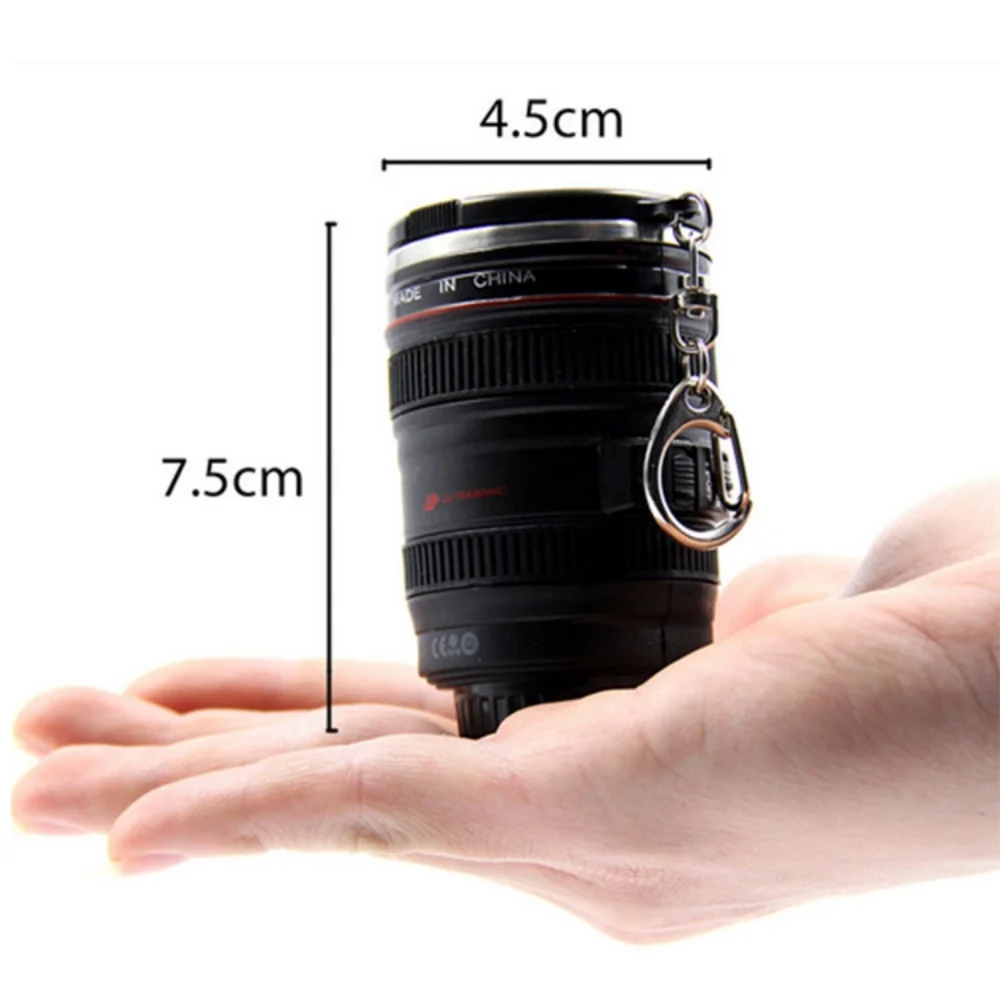 50ML Camera Lens Shot Glass Mini Espresso Coffee Cup Outdoor Portable Camping Drinkware Mug With Lid