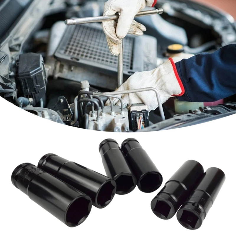 مريح الصناعية 15 قطعة "محرك عميق مجموعة مقابس 8-24 مللي متر أداة صيانة السيارة جودة عالية