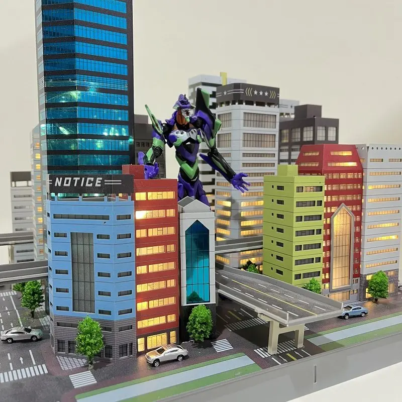 1/350 EVA Special Camera Urban Scene Building Model Elevated Platform Plastic Scene Diorama Layout Toys