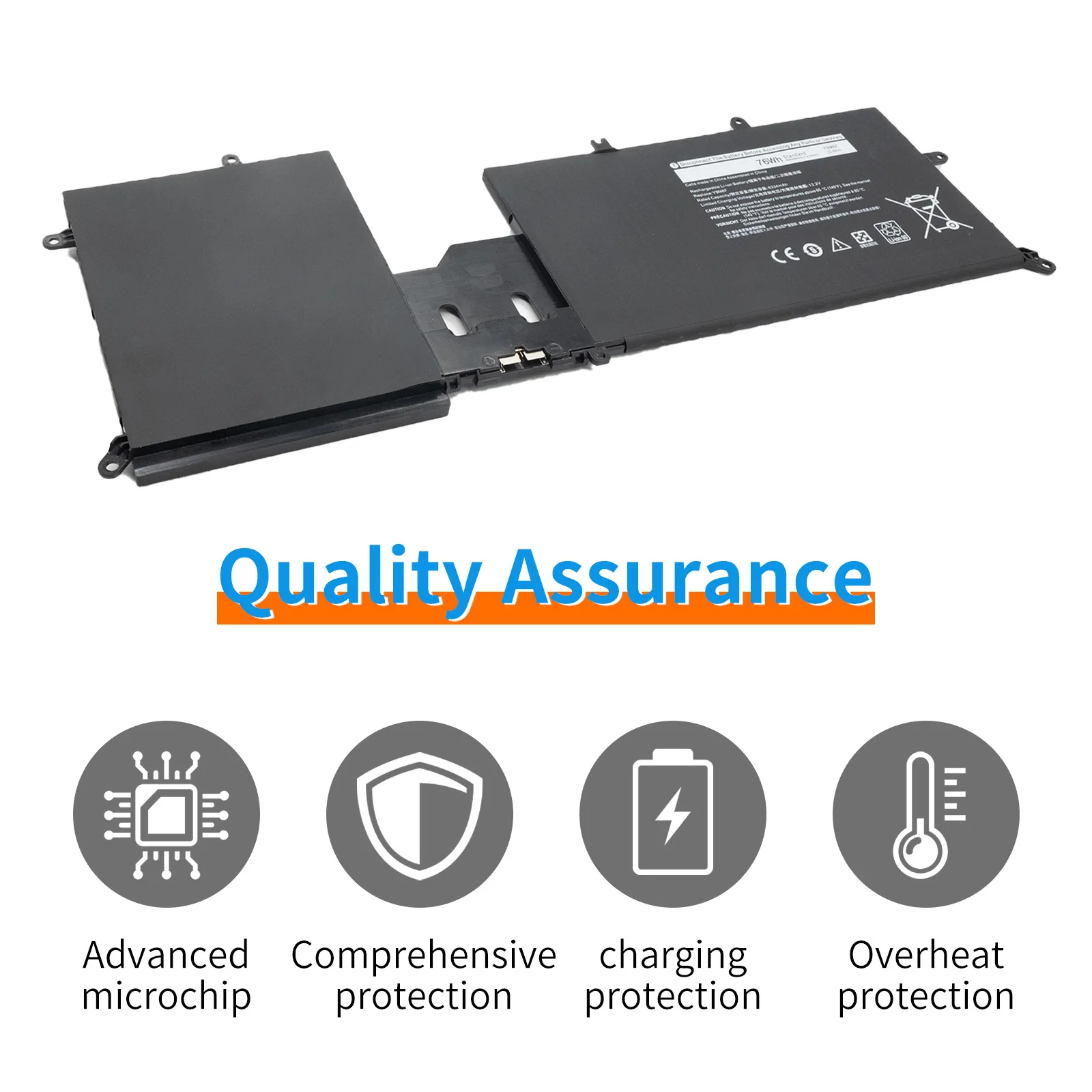

Y9M6F Laptop Battery for Dell Alienware M15 M17 R2 P87F P41E YM9KC 08K84Y ALW15M C7XD9 D4958W D4738W R4958W D4505B D4746W