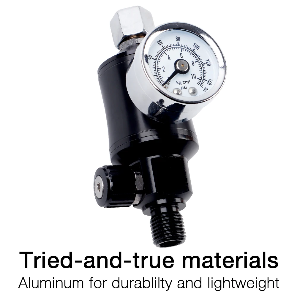 Spray Gun Air Pressure Regulator With Oil And Water Separator, G1/4 Standard Thread, Paint Spray Gun Regulator, General Air Tool