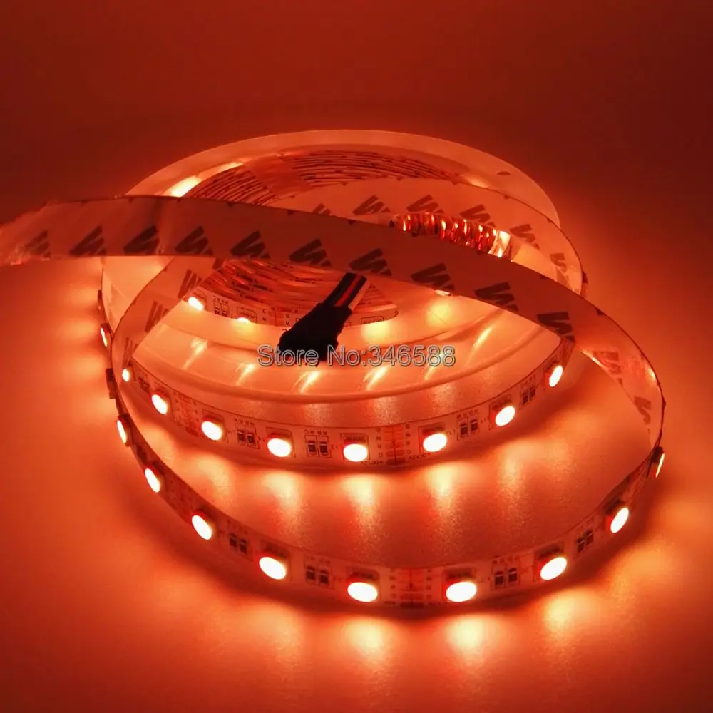 5m RGBW RGBWW 4 in 1 LED Strip Tape 60/84/96/120LEDs/m 5050 SMD flessibile ad alta luminosità luci Bar DC 12V 24V IP20/IP65/IP67