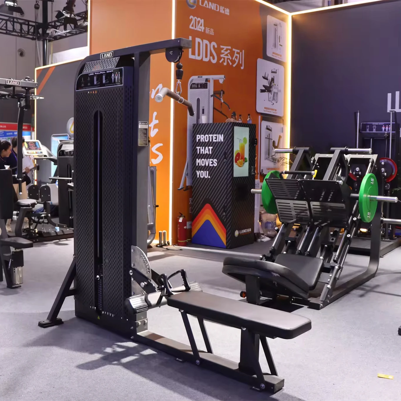 

Gym Equipment Pin Loaded Dual Functional Strength Machine Pull Down/low Row for Sale