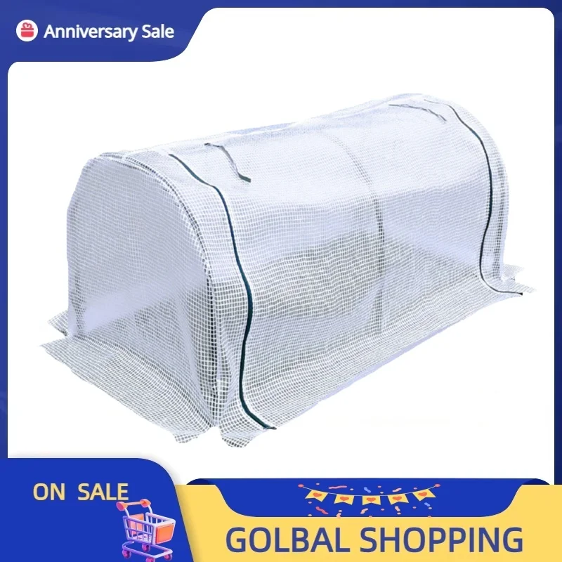 Tunnel-type Greenhouse Warm And Cold-proof Succulent Greenhouse Cover Outdoor Living Garden Structures Shade Greenhouses