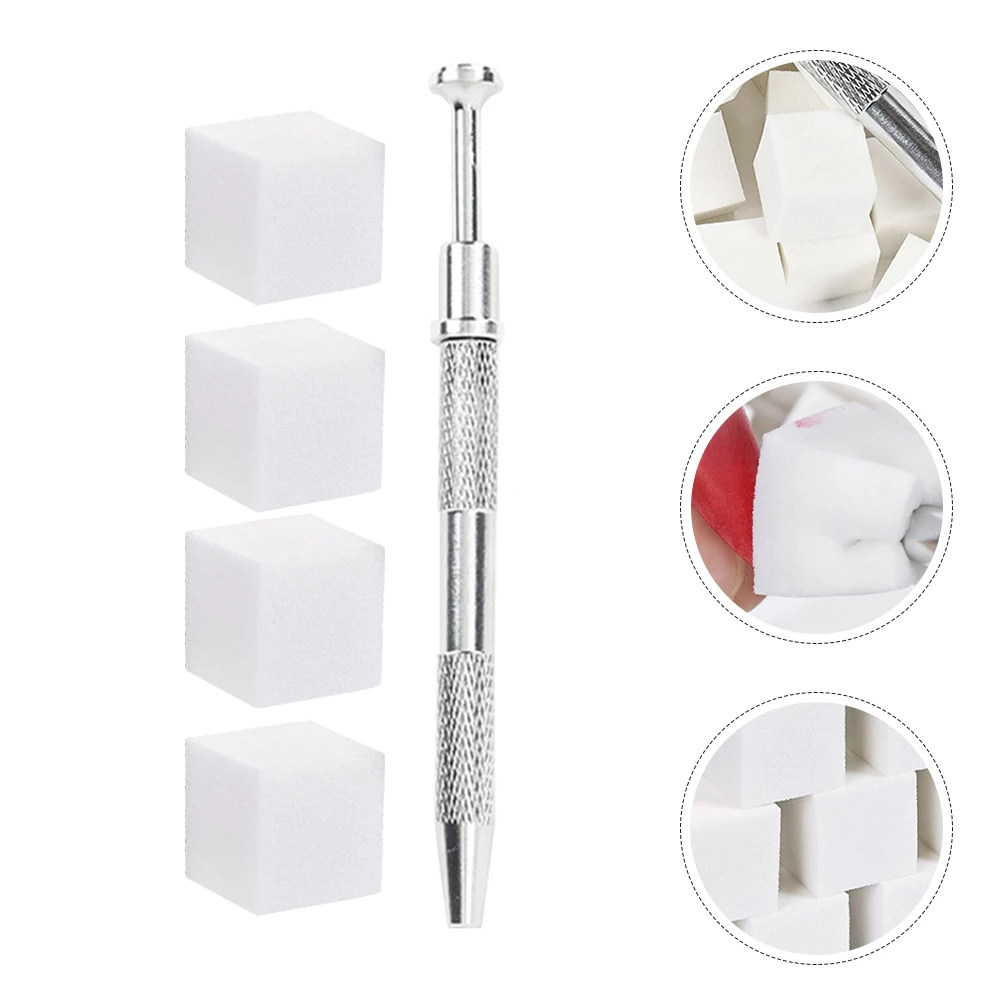 

1 set Nail Tofu Cubes 1x1cm Soft Sponge Mini Manicure Tool Blush Gradient Fade Practical Safe Durable Non slip Easy Use Nail
