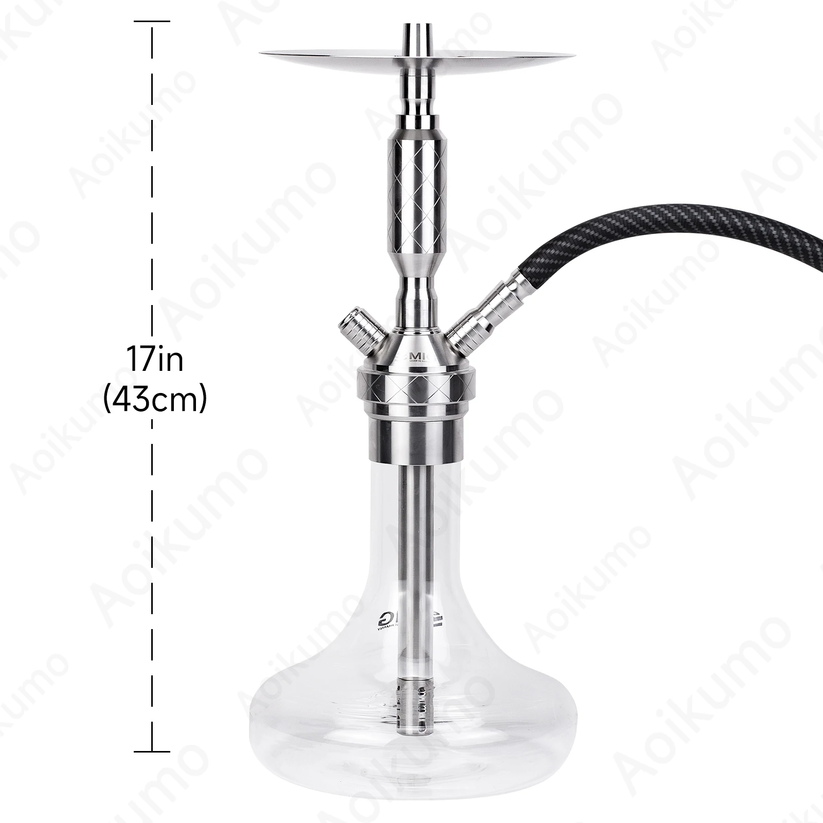 Stainless Steel Hookah Shisha Full Set MIG Shisha MIG NANO LOUNGE EDITION HOOKAH