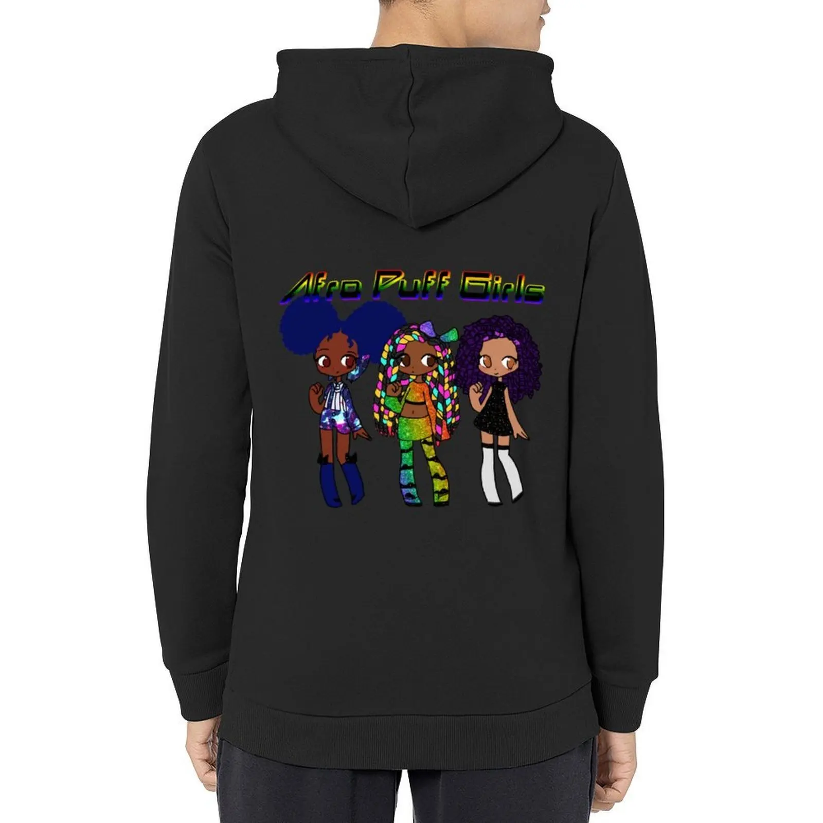 

Afro Puff Girls Hoodie korean autumn clothes anime clothing men wear aesthetic clothing new hoodies and sweatshirts