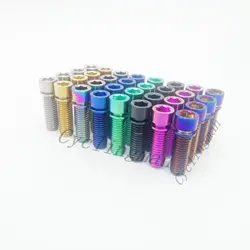 Cyclingman Titanium Ti Allen Head bolt M8x25mm Fit for BMX Stem Bike Screws Bicycle Stem Bolts 4pcs/lot