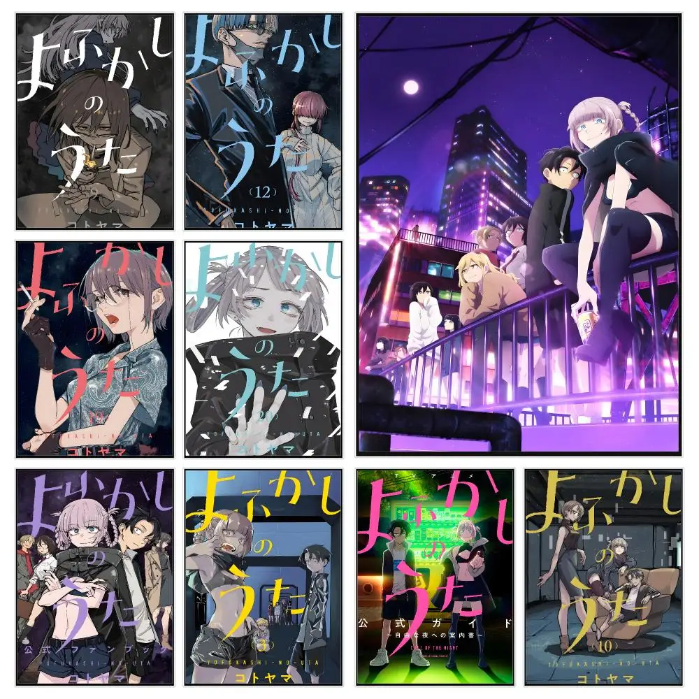 Romantic Anime C-call of the Night Poster Modern Luxury Wall Poster Home Decor Space Enhancer