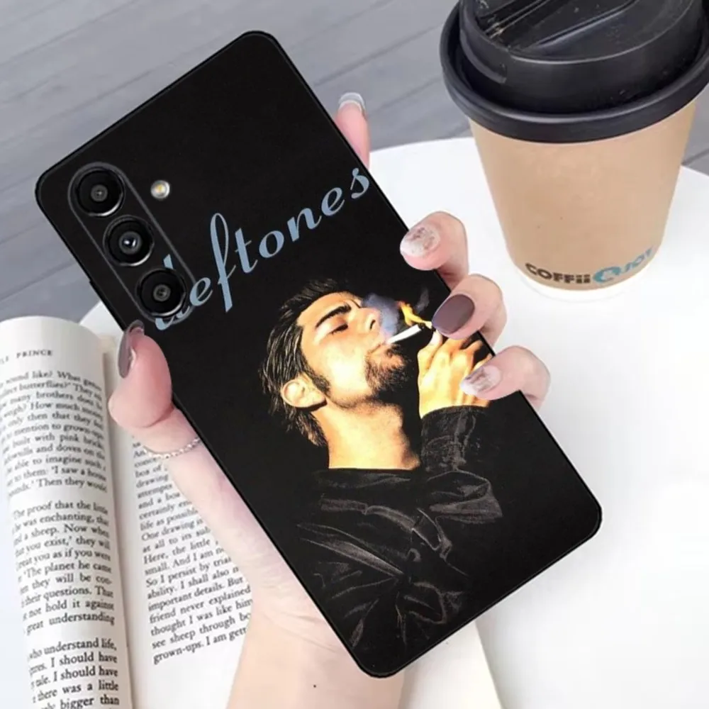 D-Deftones Metal Band Phone Case For Samsung S 25,24,21,22,23,30,20,Ultra,Plus,Fe,Lite,Note,10,9,5G Black Soft