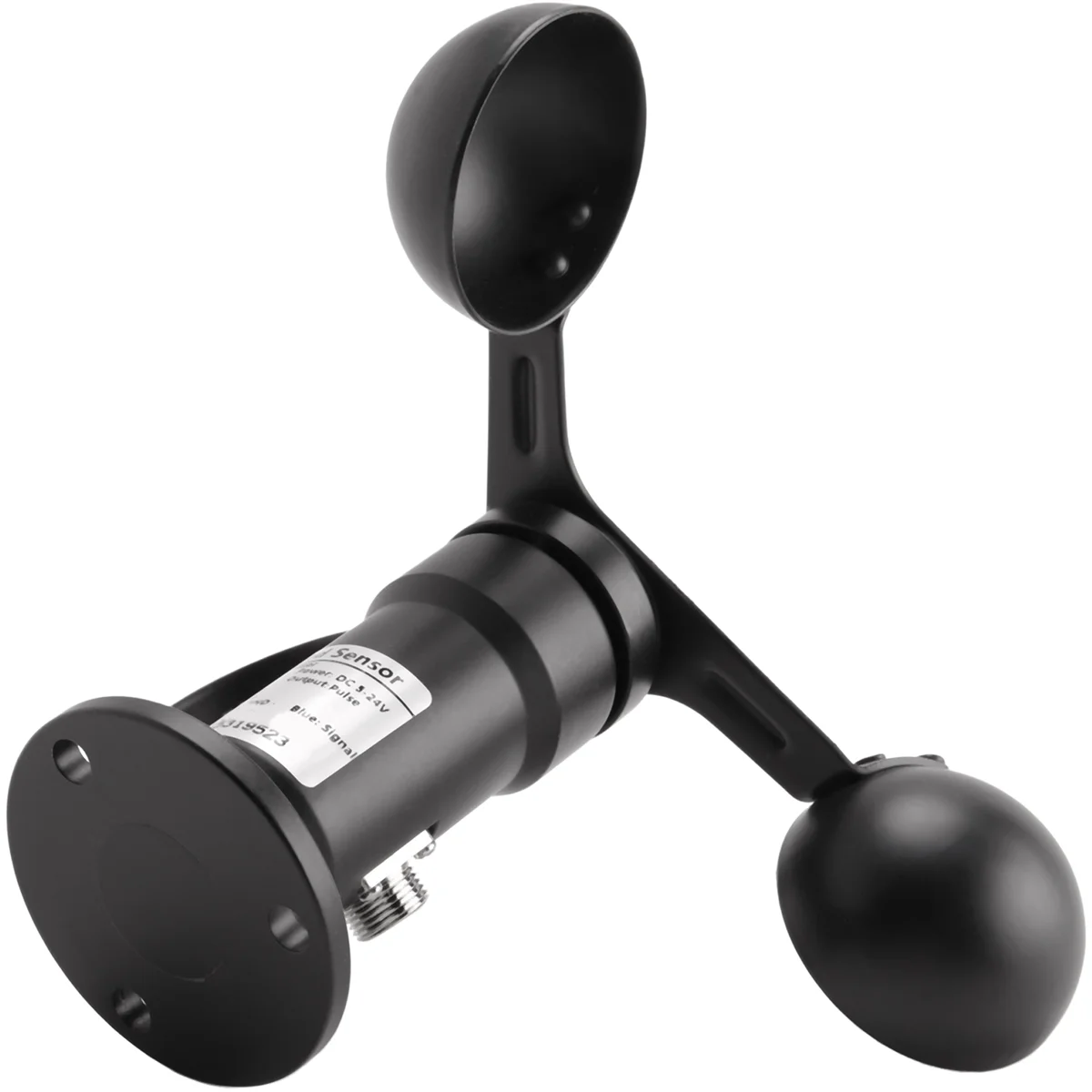 

ABKM Pulse Signal Wind Sensor Digital Anemometer Pulse Signal Output Aluminum Alloy Wind Speed Sensor Anemometer Anemometer