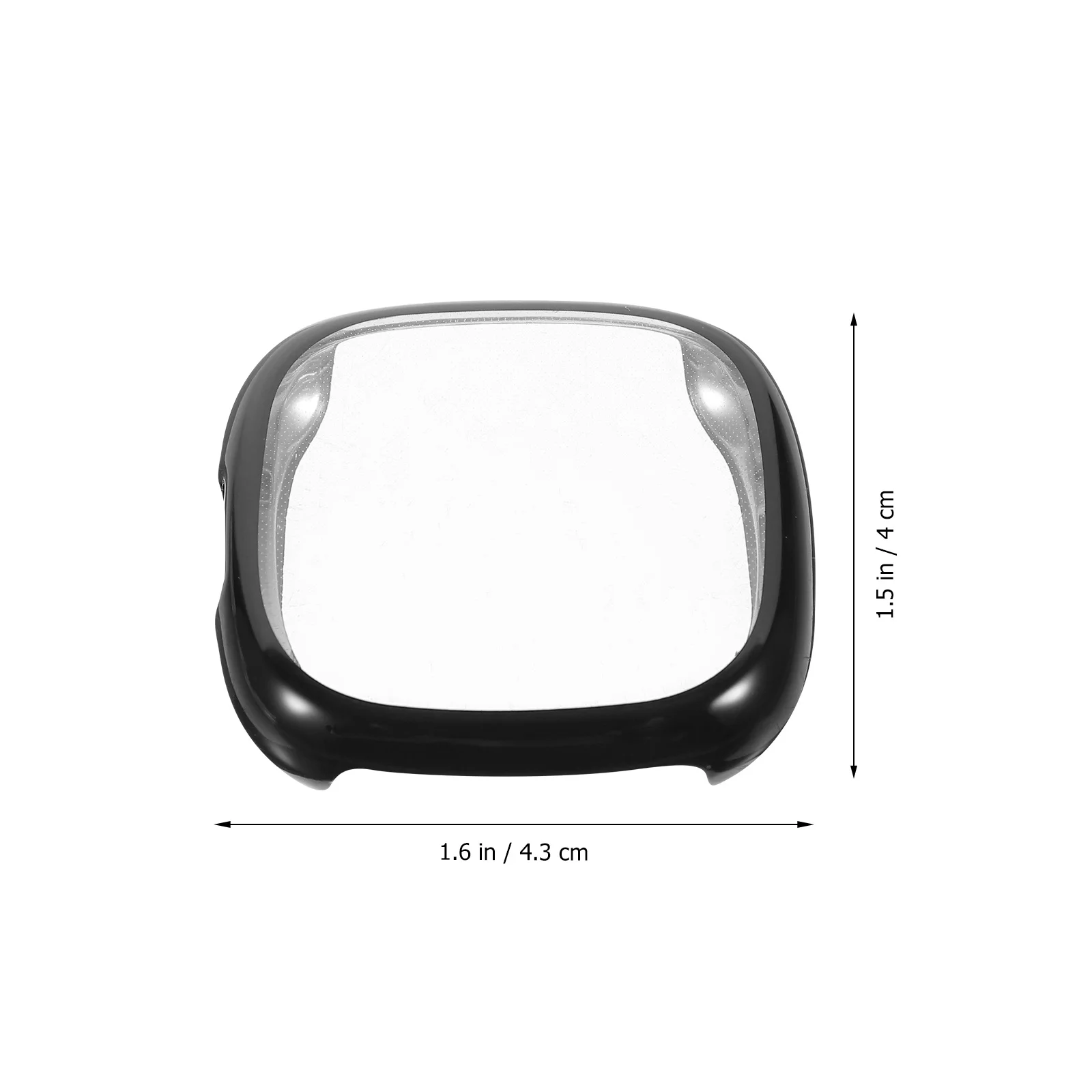 

2Pcs Tpu Durable Scratch Proof Watch Protective Case Cover Compatible Versa4 Lightweight Practical Screen Protector