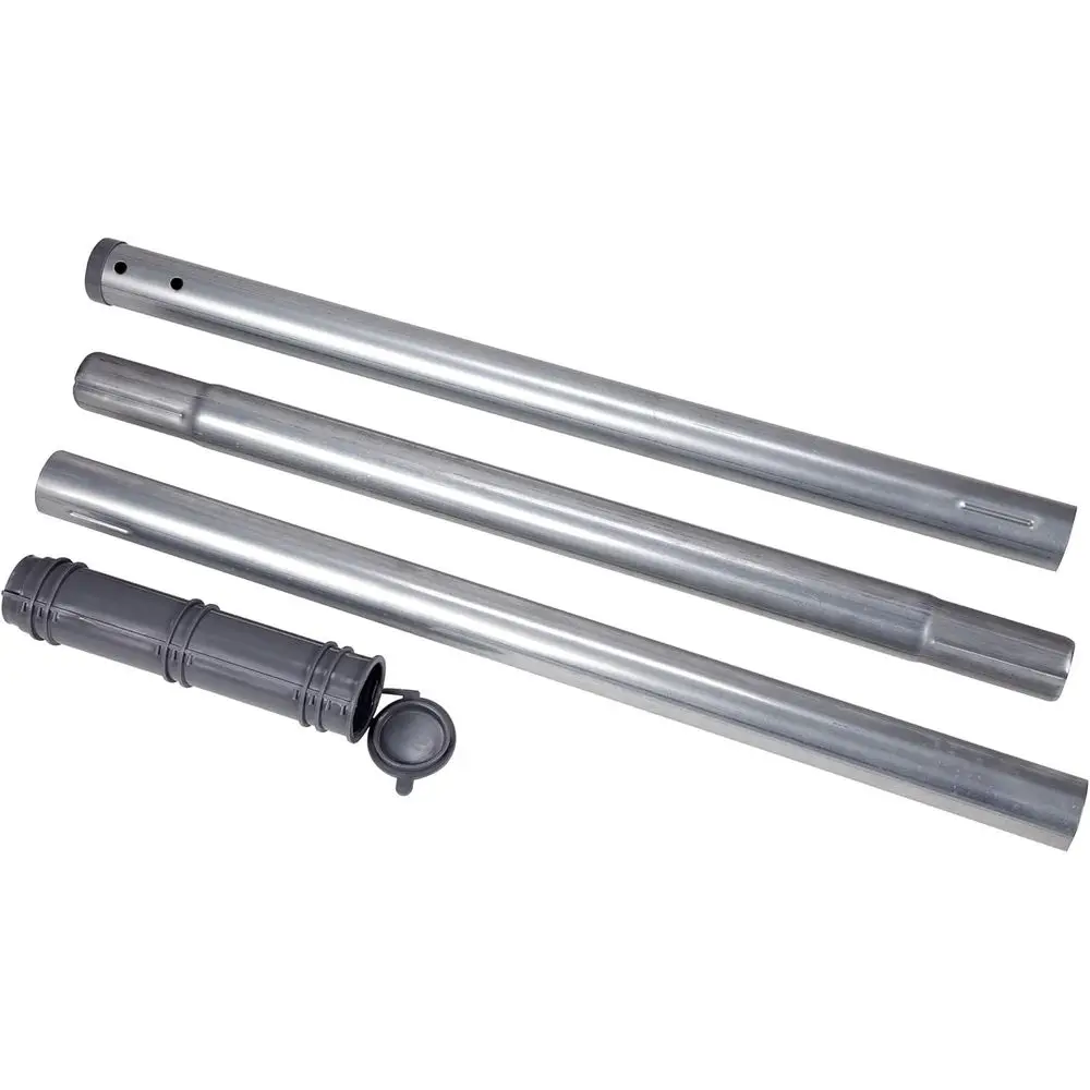 Durable Outdoor Clothesline Set with 85 Galvanized Steel Pole and Ground Sleeve for Easy Assembly