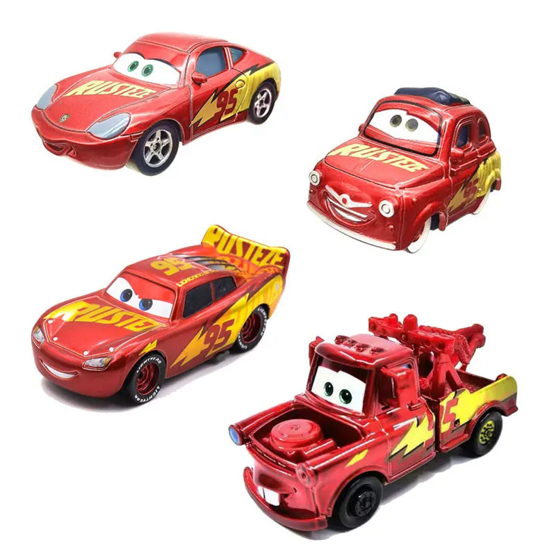 Disney Pixar Cars Extremely fast Lightning McQueen 1:55 Red Sally Guido Luigi Mater Metal Diecast Toys Model cars kids Gifts