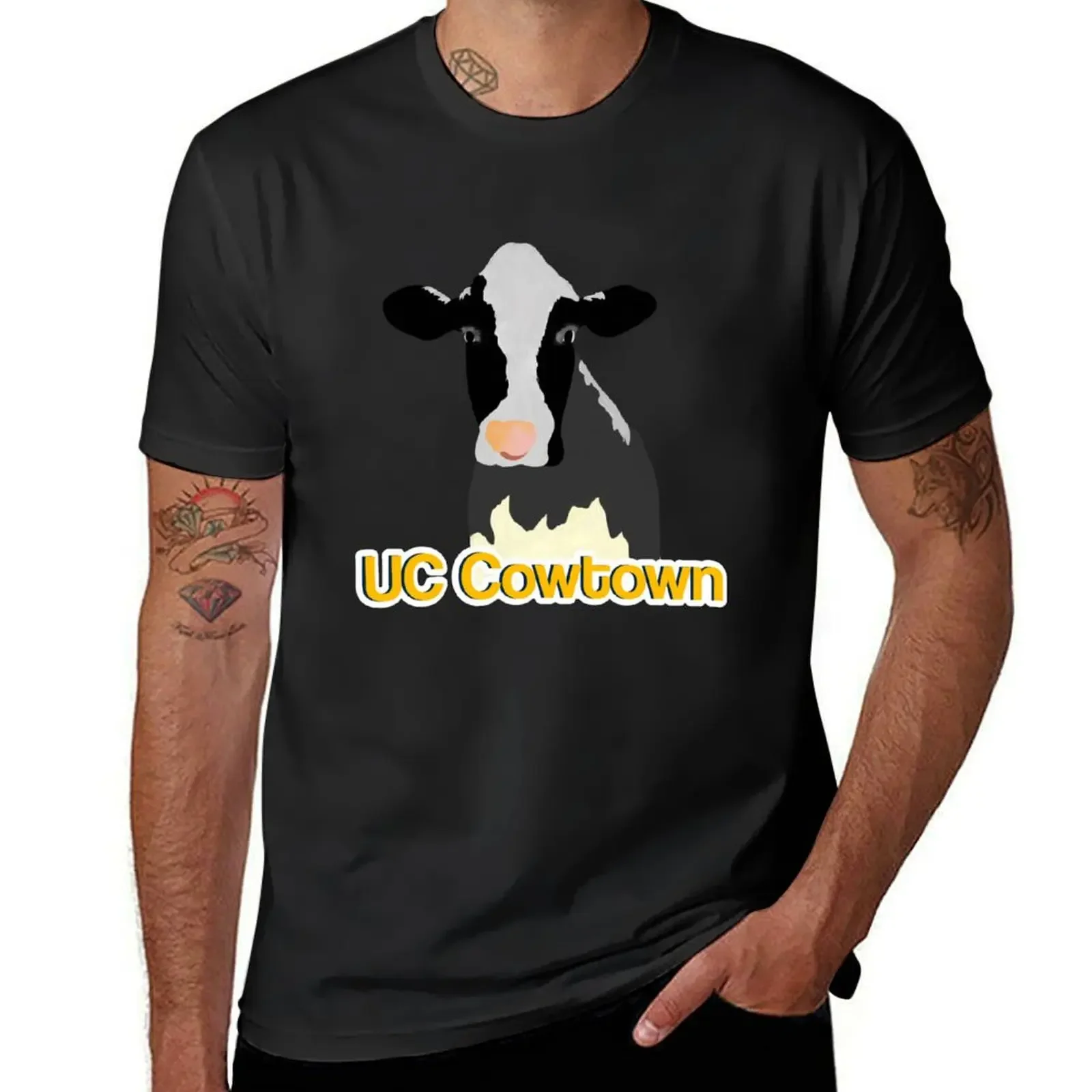 UC Davis Cow T-Shirt tops tees t shirts for men