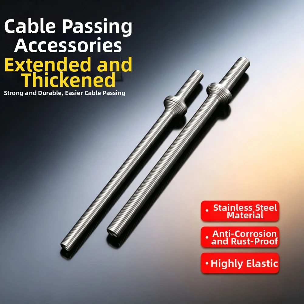 Stainless Steel Spring Wire Threading Tool For Electrical Conduit Installation Electrical Wiring Applications