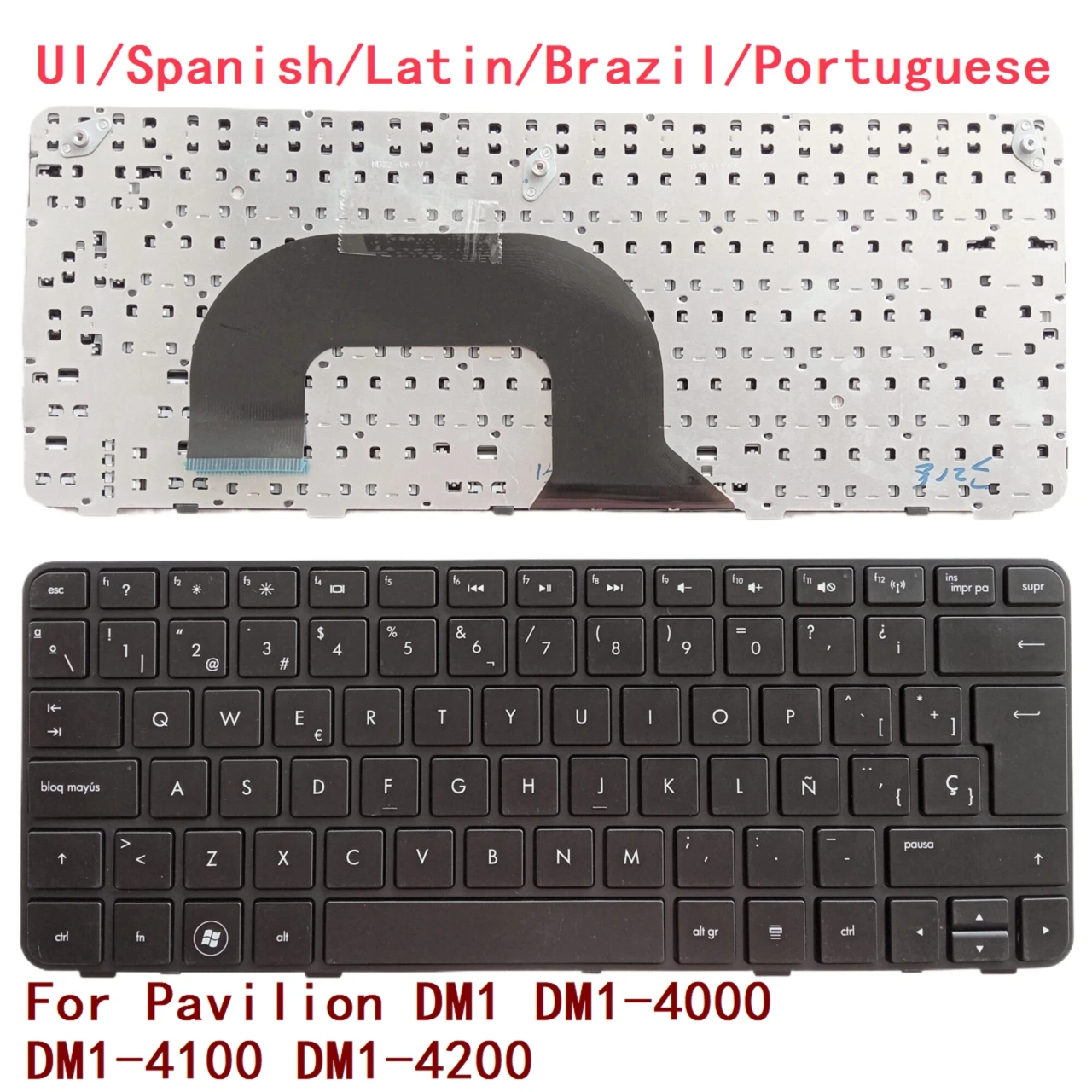 

Новая пользовательская Клавиатура для ноутбука HP Pavilion DM1 DM1-4000 DM1-4100 DM1-4200