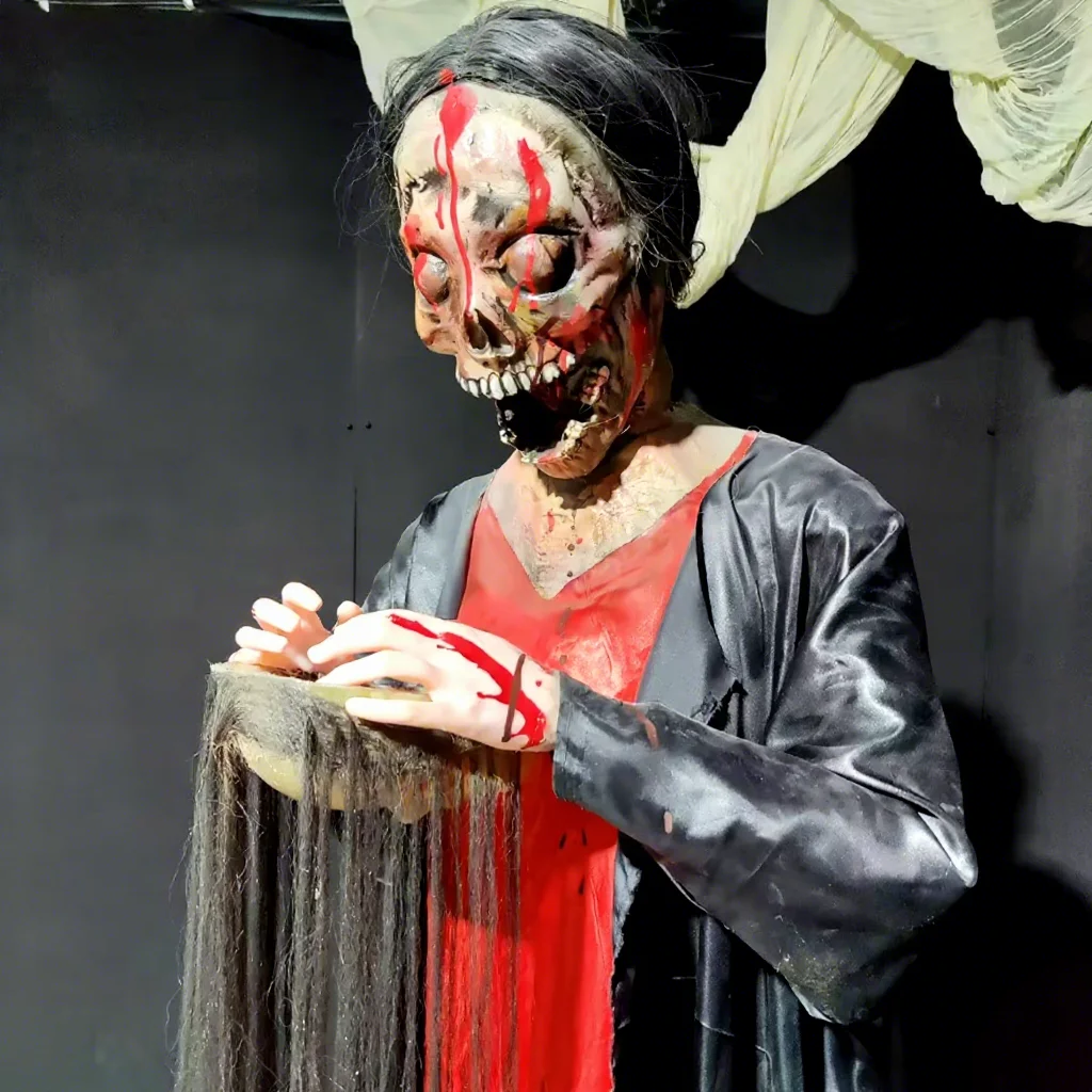 

ATV&UTVDINOSKY Haunted House Props Manufacturer Mask Zombie Immersive Horror Attraction Design Custom Scary Animatronic Props