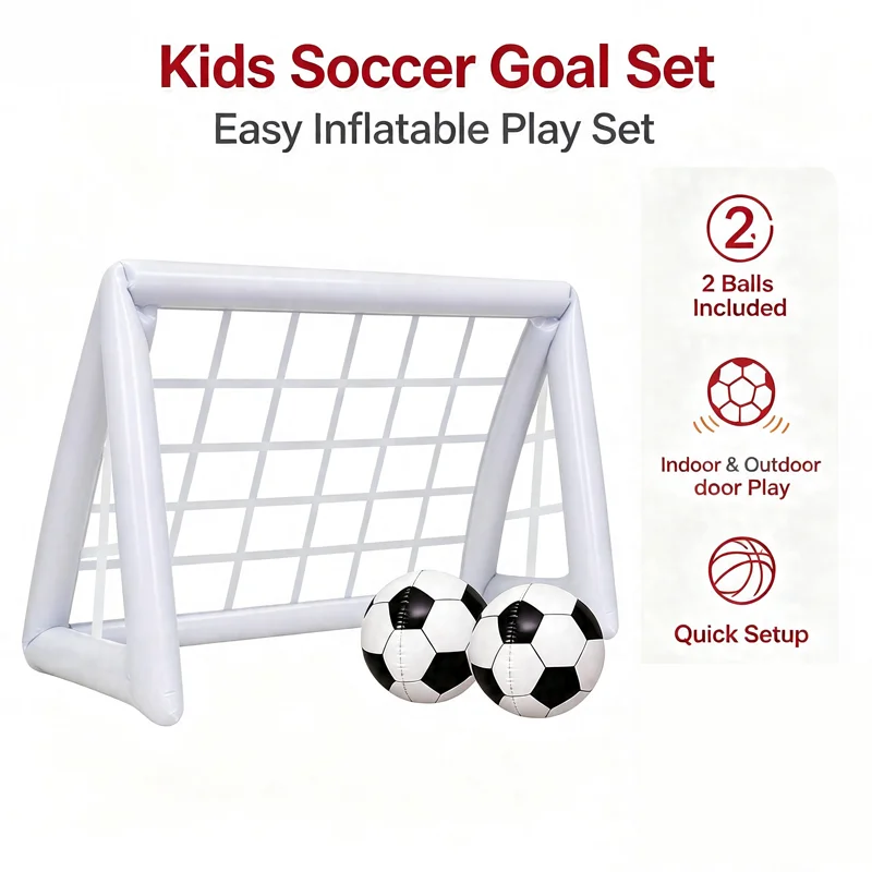 1PCInflatable Foil Balloon Soccer Balloon Goal Set Indoor Outdoor Sport Toy Develop Child Athletic Social Skill Yard Home Decor