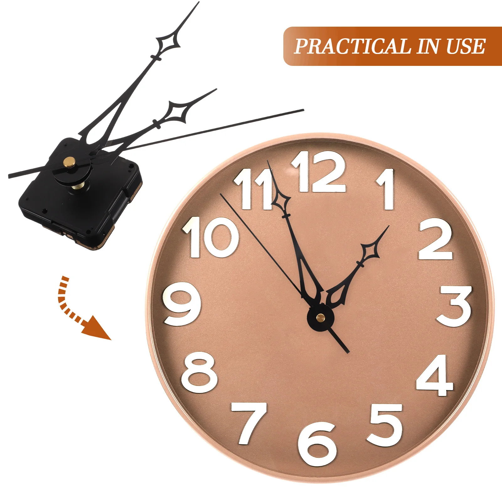 

Movement Silent Clock Electronic Diy Kit Mechanical Mechanism Plastic Motor Work