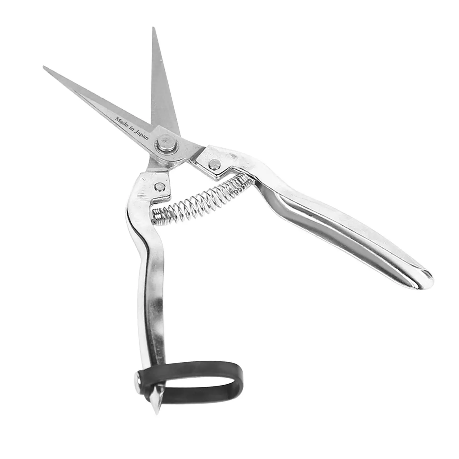 Tijeras de podar para jardín, podadora manual con agarre ergonómico, tijeras recolectoras de frutas portátiles de acero inoxidable, tijeras de jardinería para patio