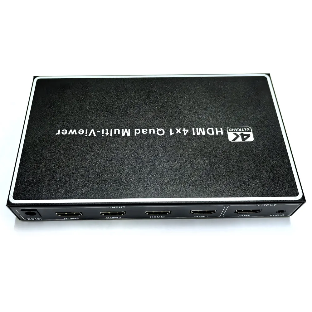 

HDMI 4x1 Quad Multi-viewer Switcher PIP Support Seamless Switch HD Video Splitter Compliant Divider Video Converter