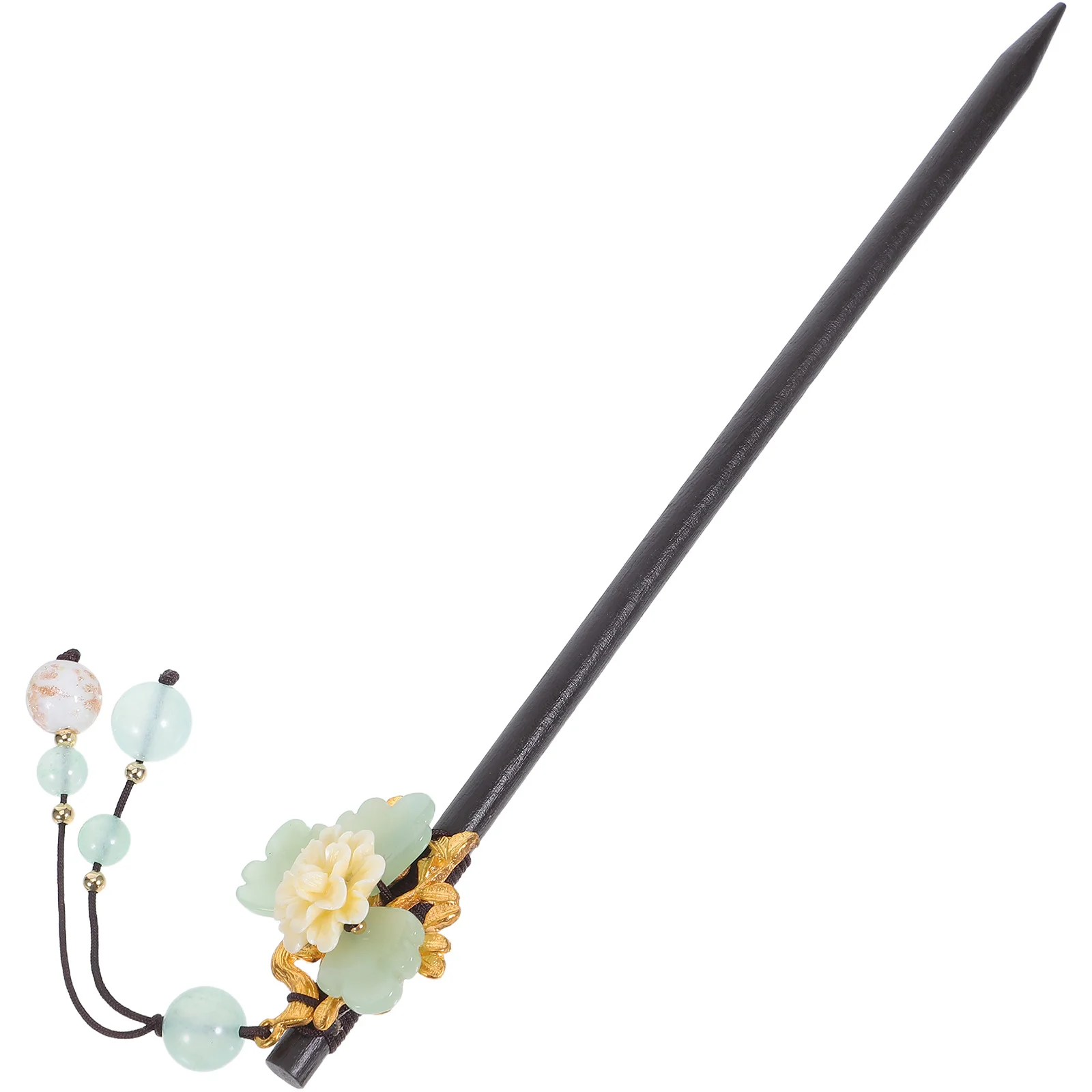 กิ๊บติดผมไม้สไตล์วินเทจ 1 ชิ้น ดีไซน์เก๋ไก๋ย้อนยุค สำหรับงานพิธี งานเทศกาล ถ่ายภาพ