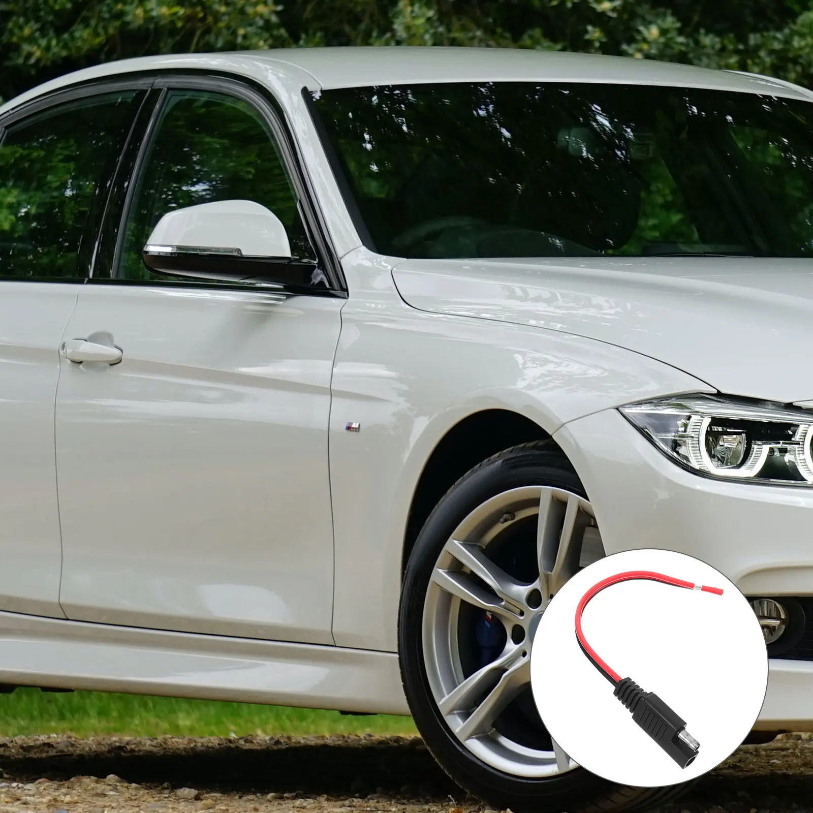 

14Awg Solar Photovoltaic Extension Wire Sae Female Connector 12V Automotive Cable For Car Motorcycle Tractor Quick