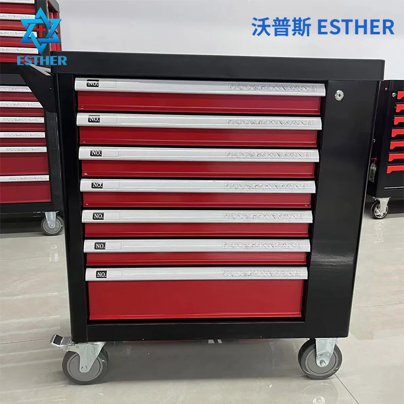 AIROW Factory spot high-grade heavy cabinet, household cart can be matched with 7 pumping sets heavy tool cabinet