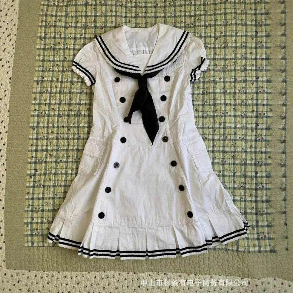 A Line Polka Dot Dress Loose Fit Sweet and Fresh with Spaghetti Strap Regular Sleeve Elastic Waist Girlie Summer for Women