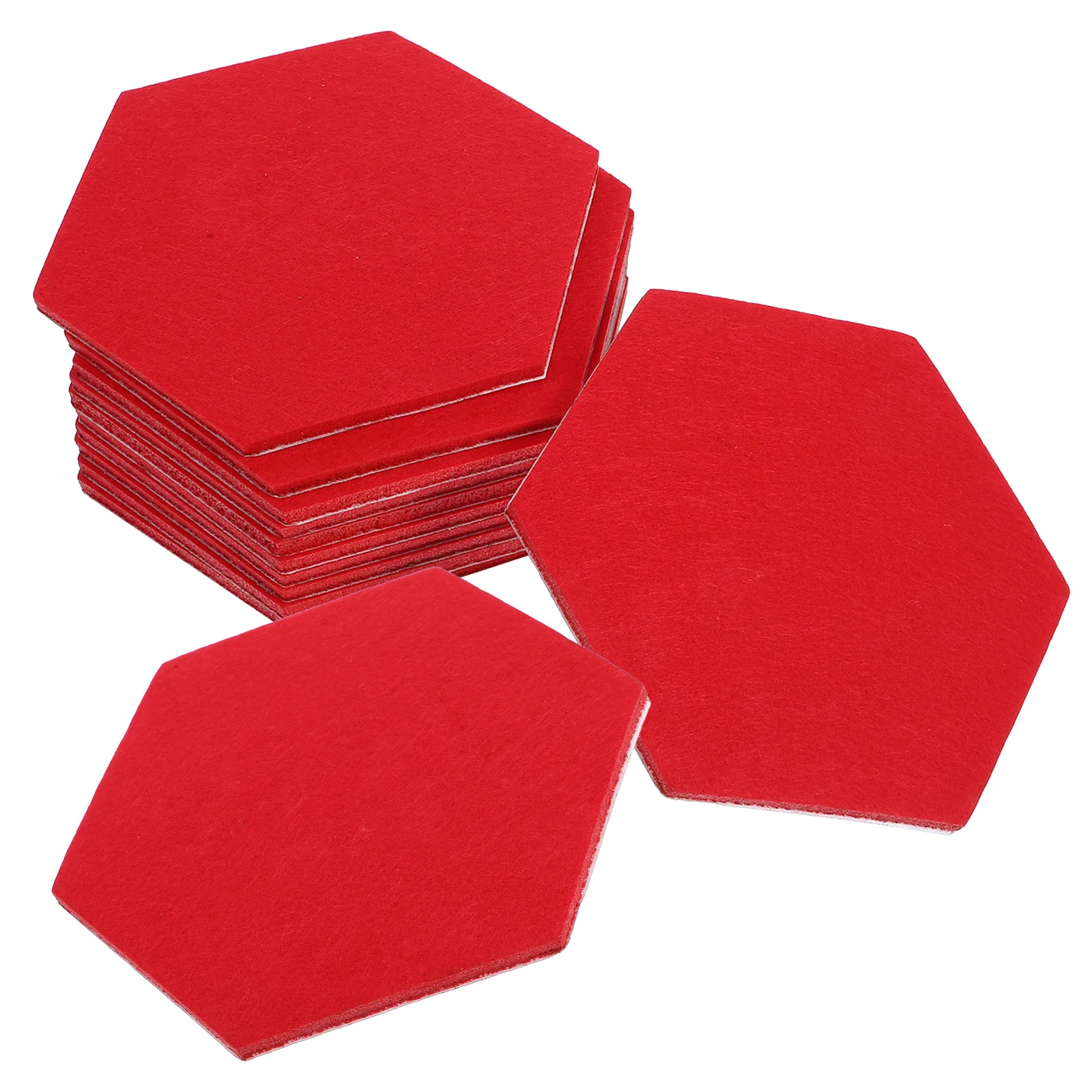 12pçs telhas de parede de feltro hexagonal, painéis acústicos autoadesivos para casa, escritório, sala de estar, quadro de avisos de feltro, pino decorativo, memo