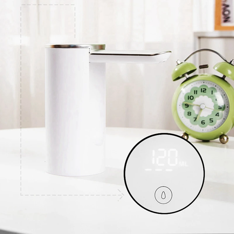 Pompa wody wiadro z ekranem dotykowym, automatyczne dystrybutory wody, elektryczna składana pompa wodna, ilościowy wylot wody